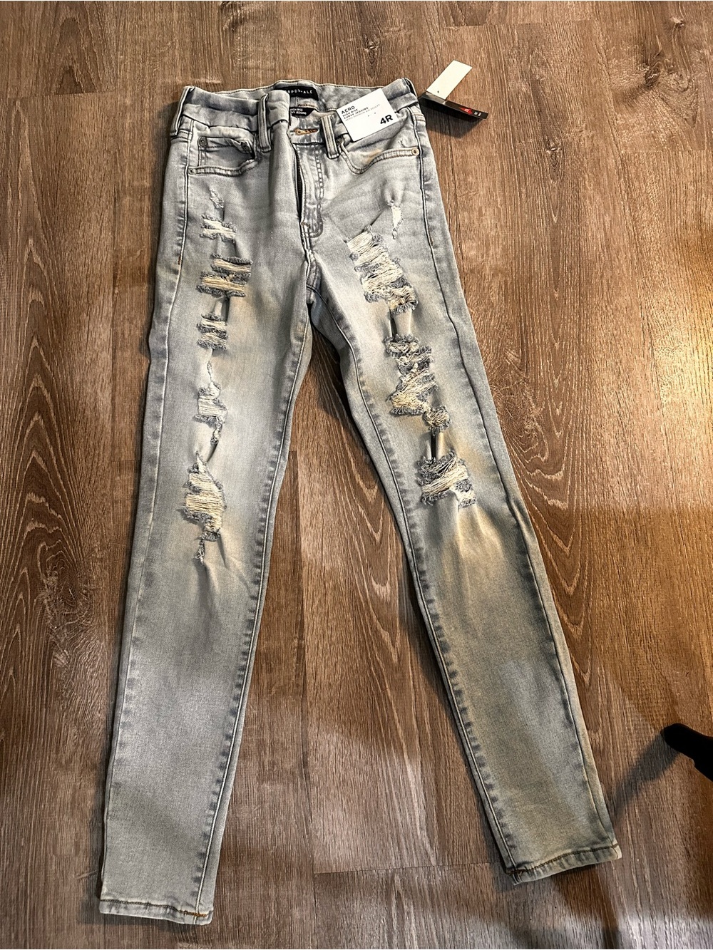Aeropostale High Rise Curvy Jegging Jeans - 4R - Picture 3 of 4